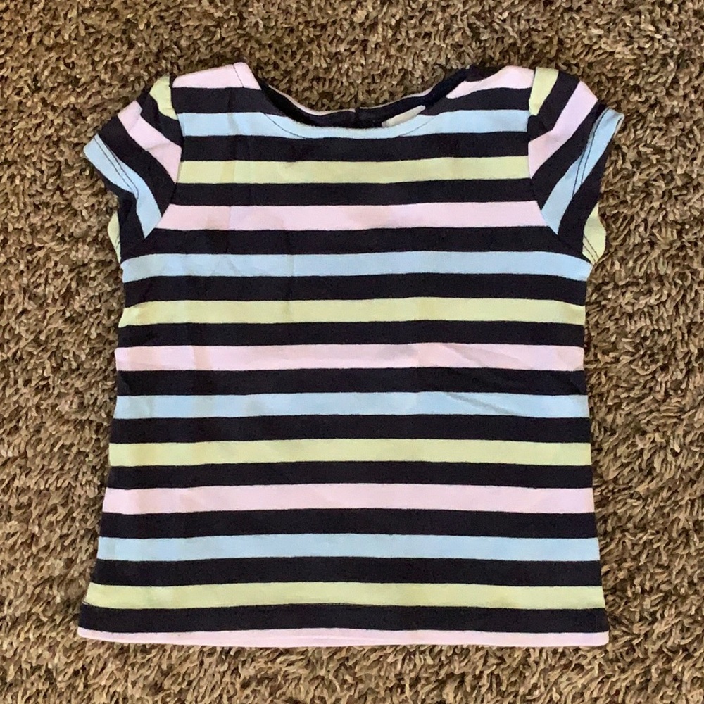 Gymboree Striped Short Sleeve Shirt Sz 6-12 mos